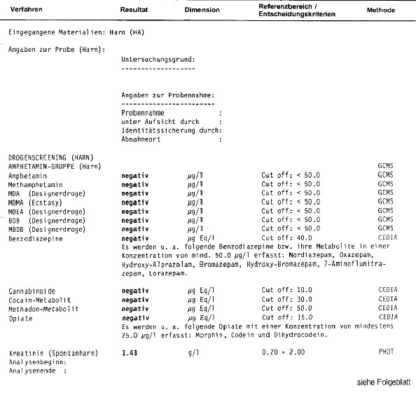 Kaufen Urinscreening / Abstinenznachweis online