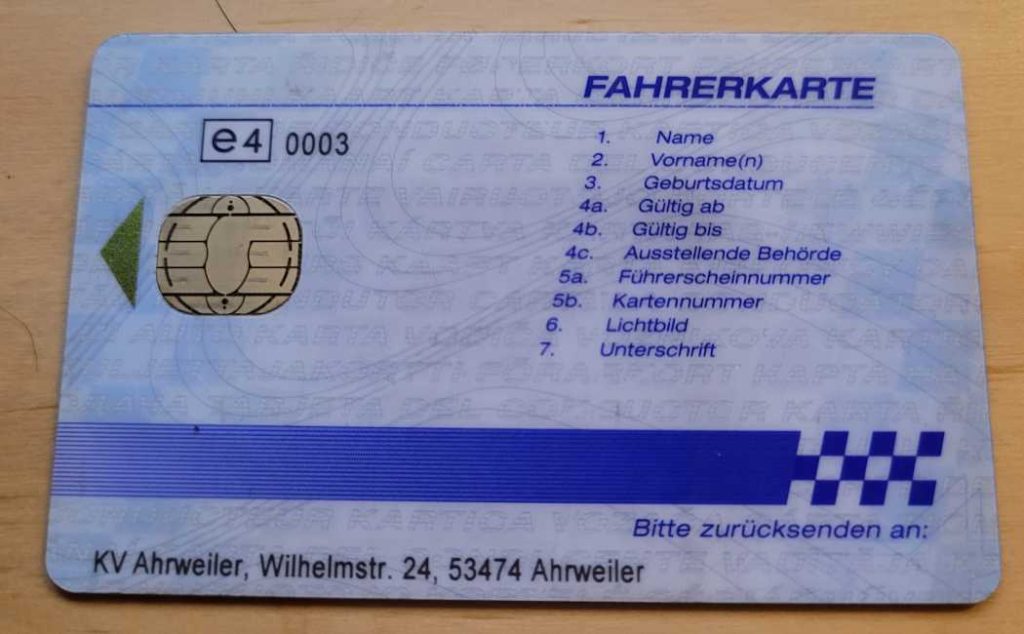 Fahrerkarte Ersatz Beantragen
